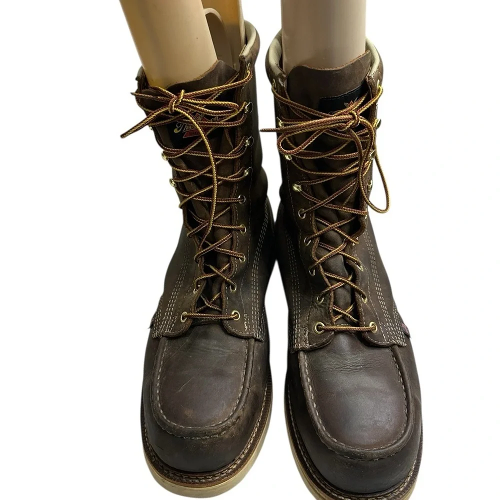 Thorogood men brown boot size 13, pre-owned